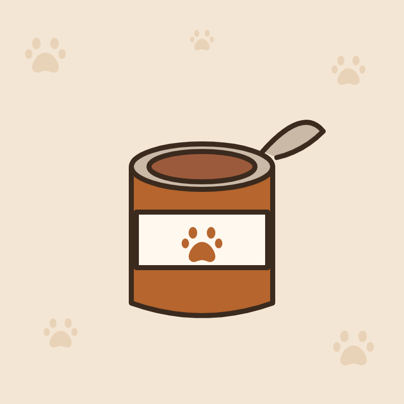 Nourriture humide pour chien