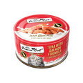 Fussie Cat Conserves pour Chats Thon & Saumon au Lait de Chèvre