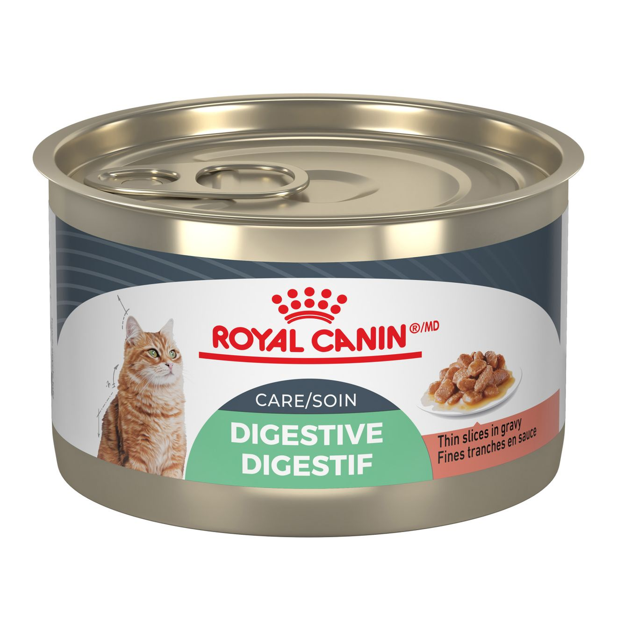 Royal Canin Soin Digestif Tranches en sauce – Nourriture humide pour chat