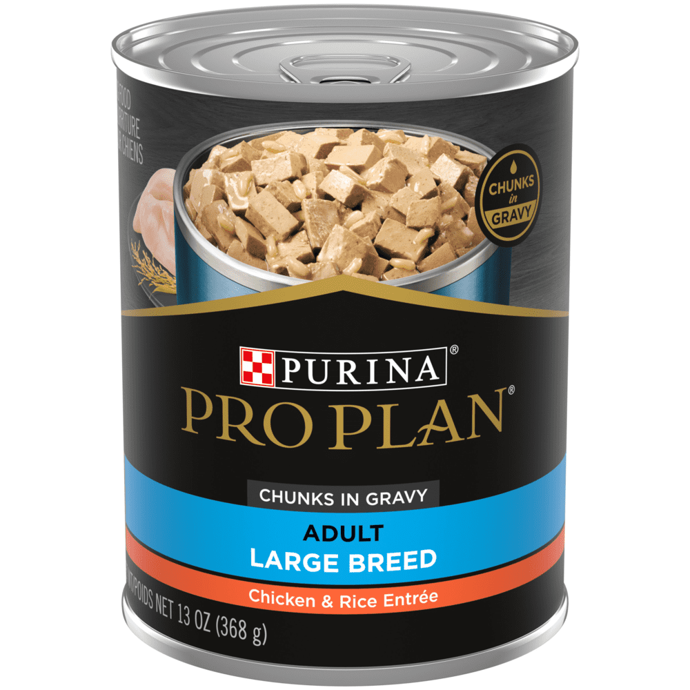 Purina Pro Plan chien grande race poulet en sauce