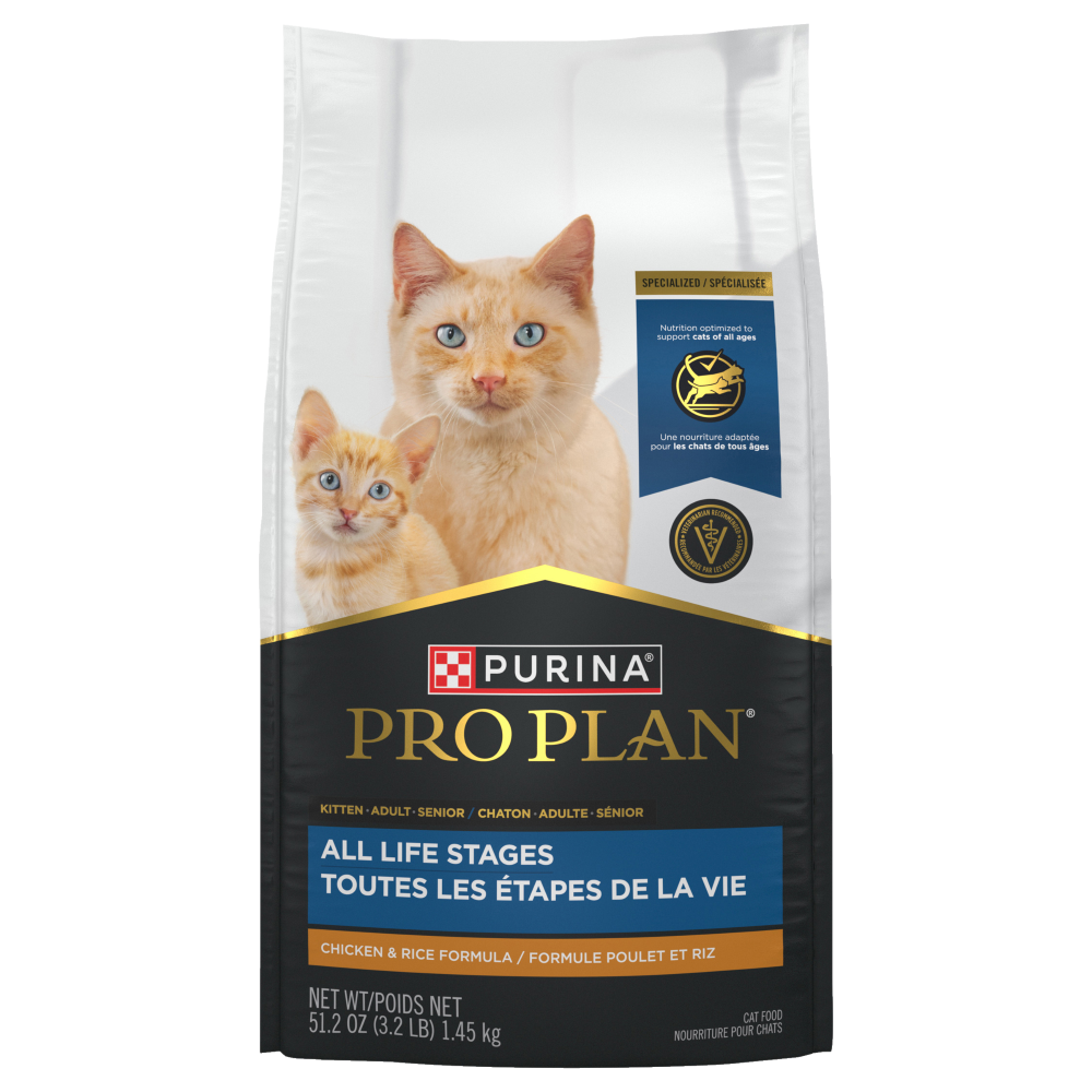 Purina Pro Plan chat toutes étapes de la vie poulet