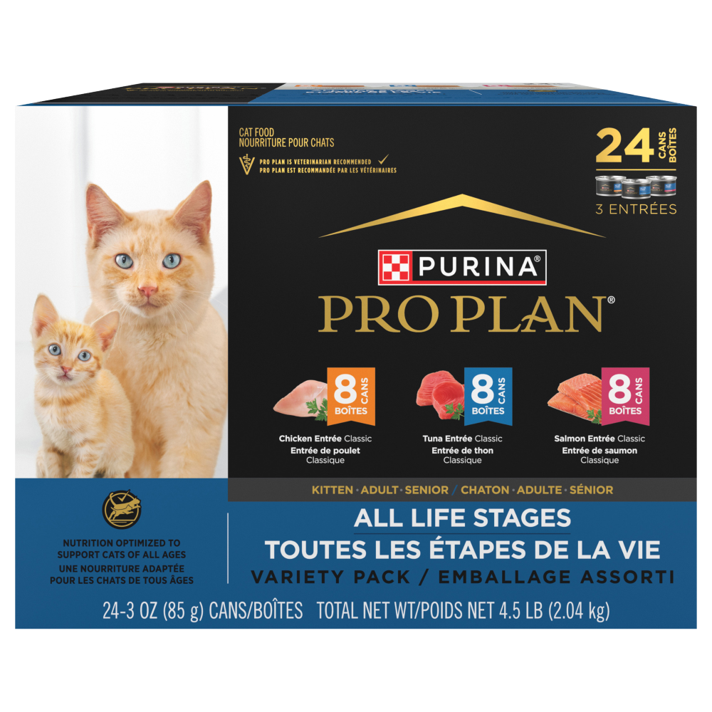 Purina Pro Plan chat variété pack - toutes étapes vie
