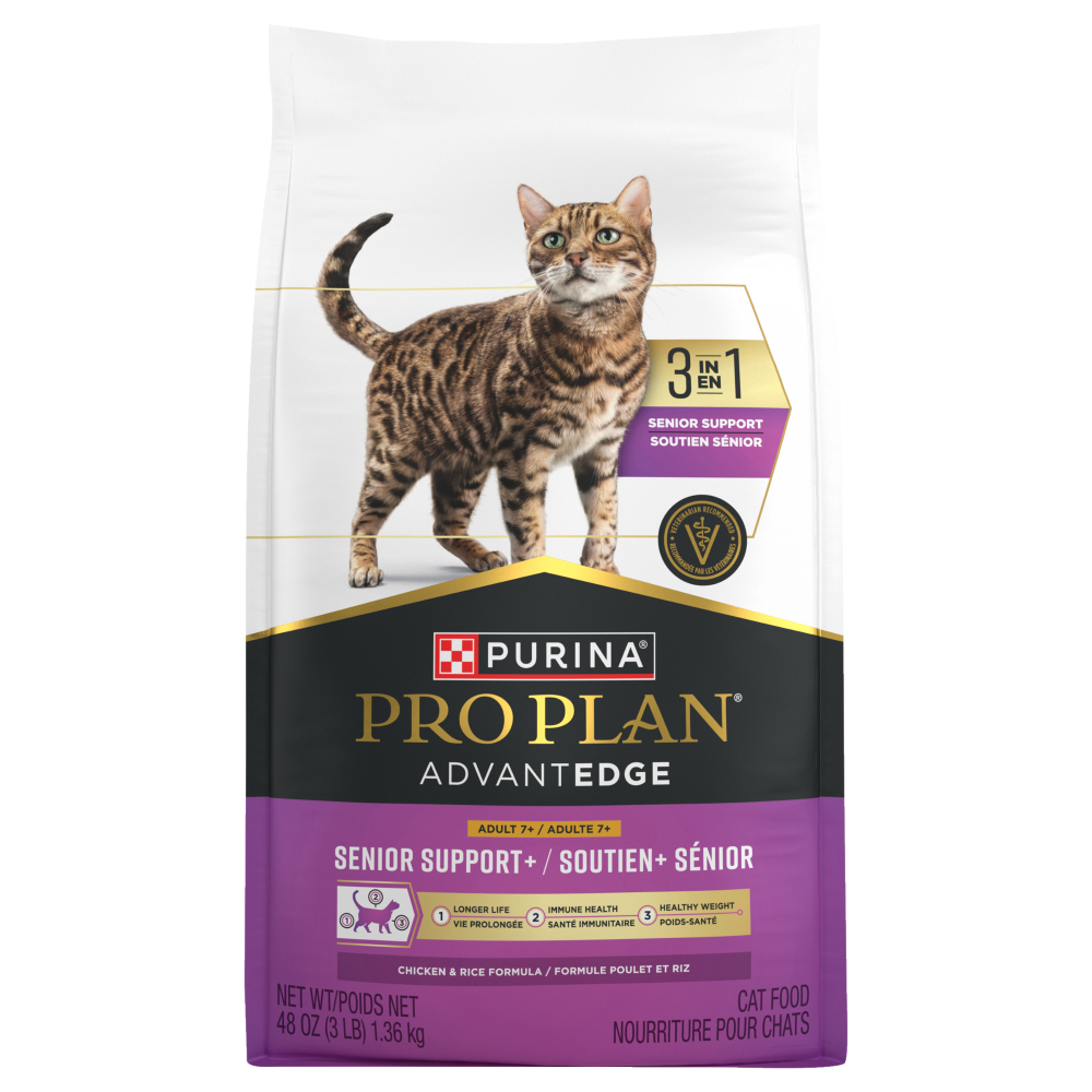 Purina Pro Plan chat Advedg. senior + soutien poulet