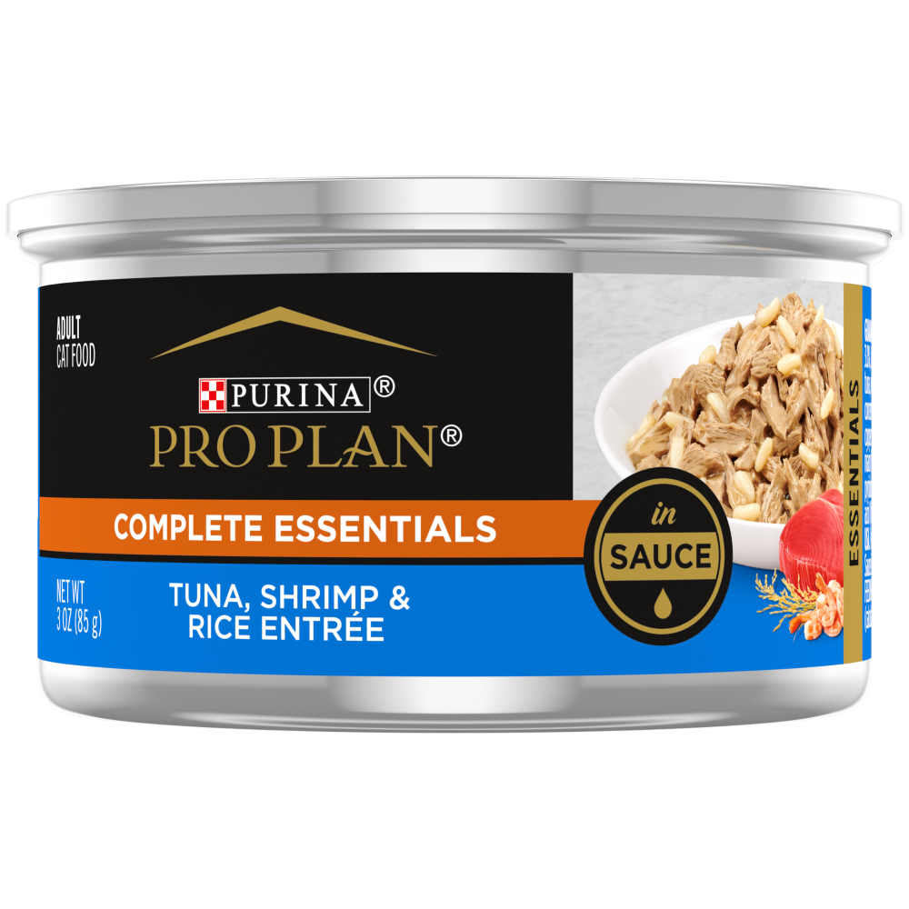 Purina Pro Plan chat entrée thon,crevettes & riz en sauce