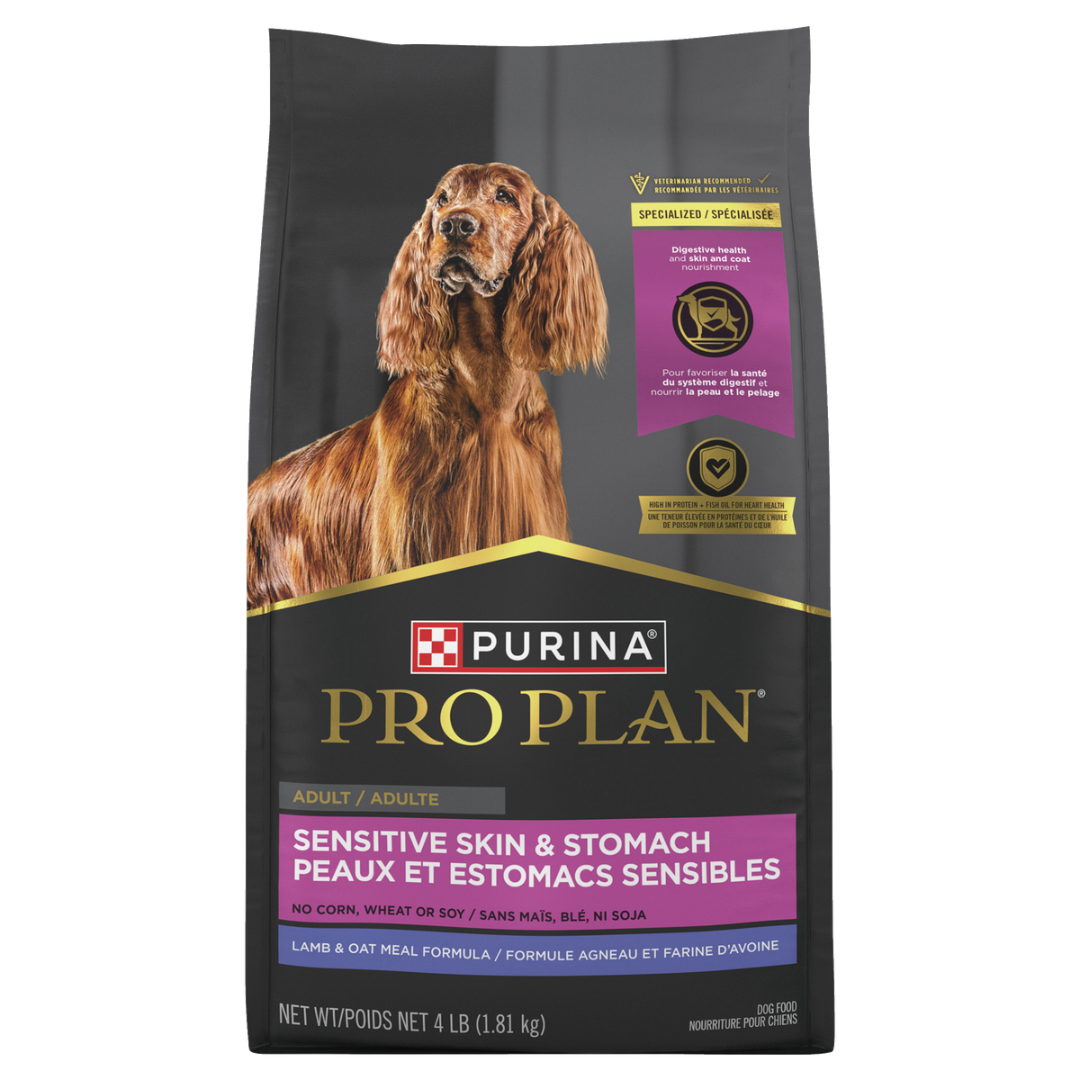 Purina Pro Plan chien peau & estomac agneau & avoine