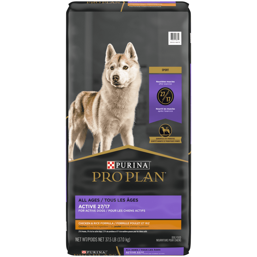 Purina Pro Plan chien active 27/17 poulet