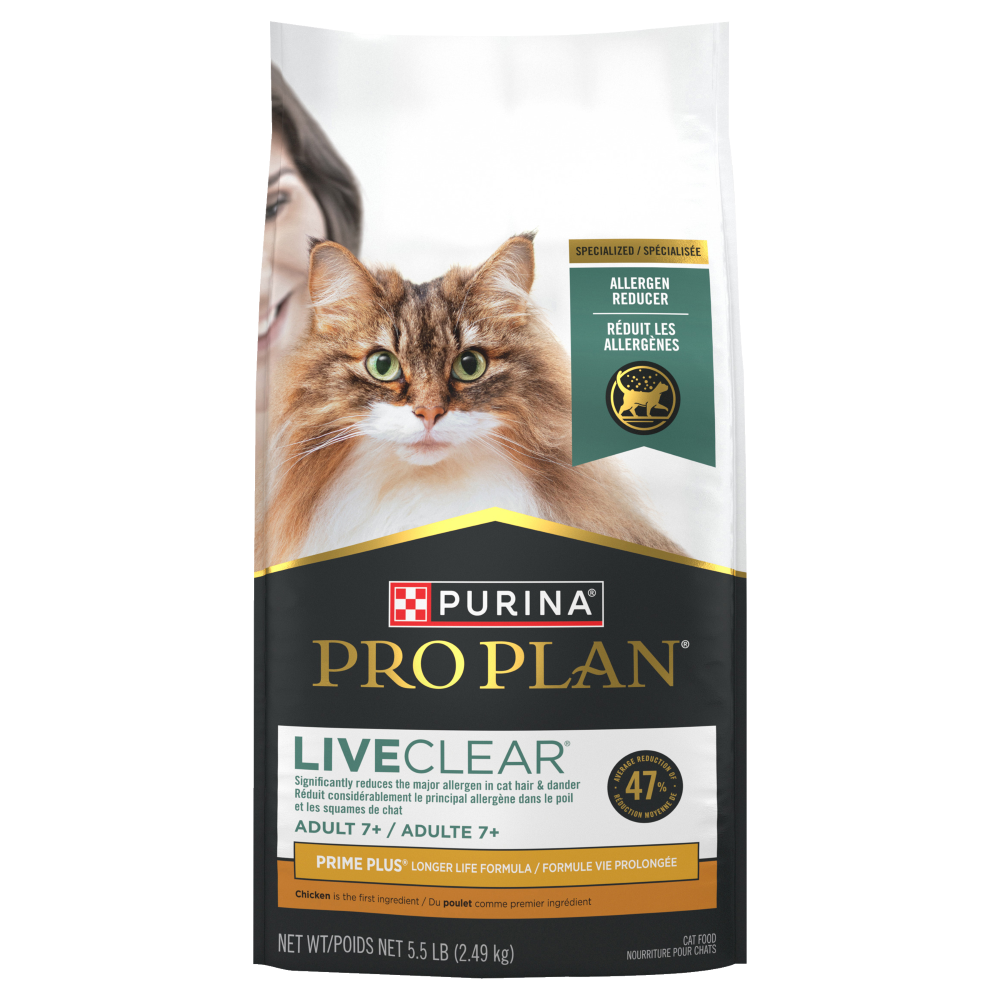 Purina Pro Plan chat LiveClear 7+ poulet