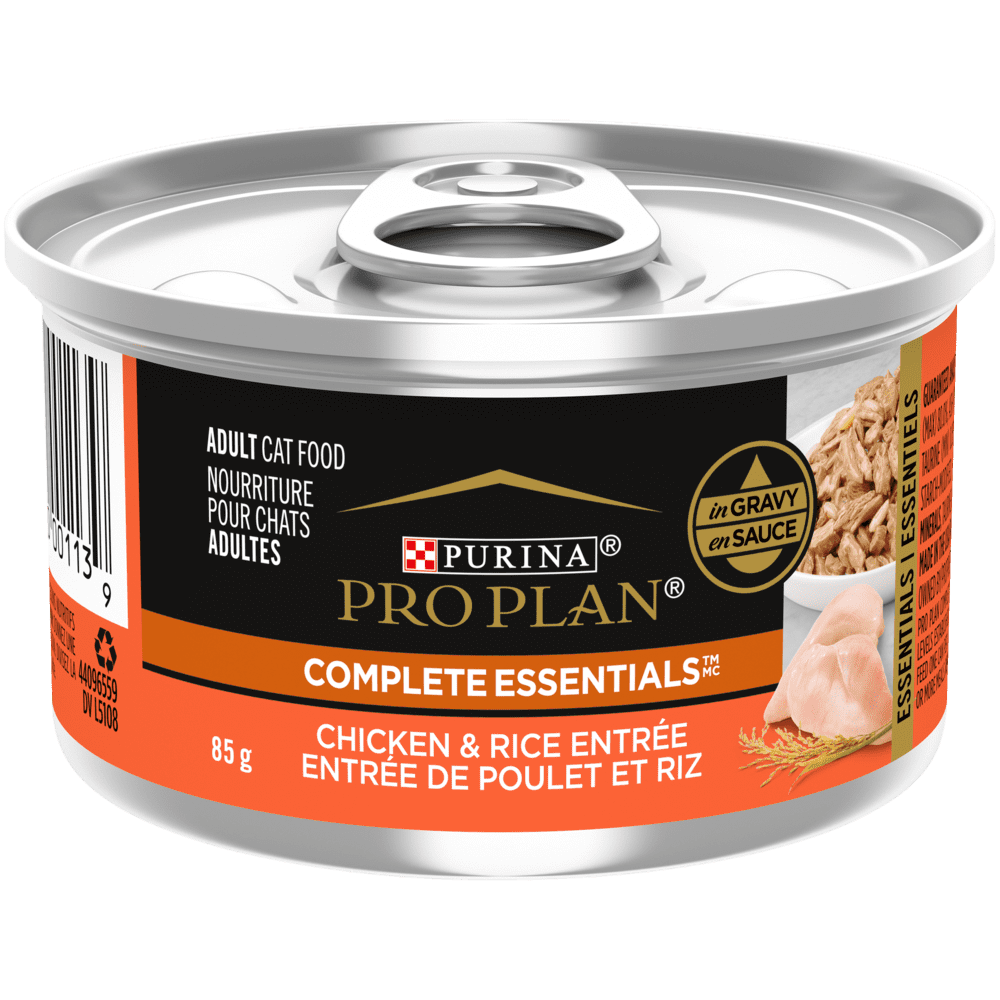 Purina Pro Plan chat entree poulet & riz en sauce