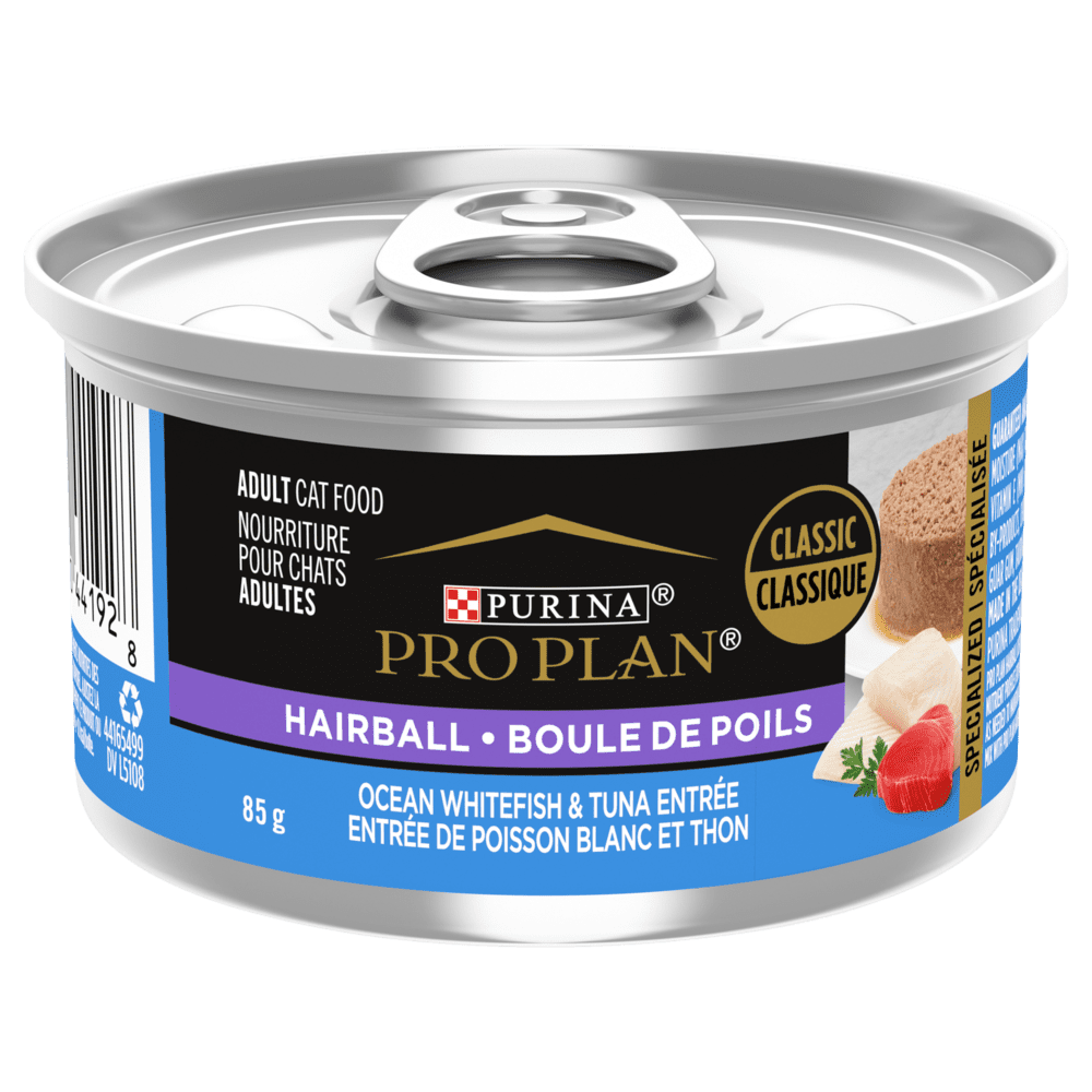Purina Pro Plan chat boules de poils poisson & thon classique
