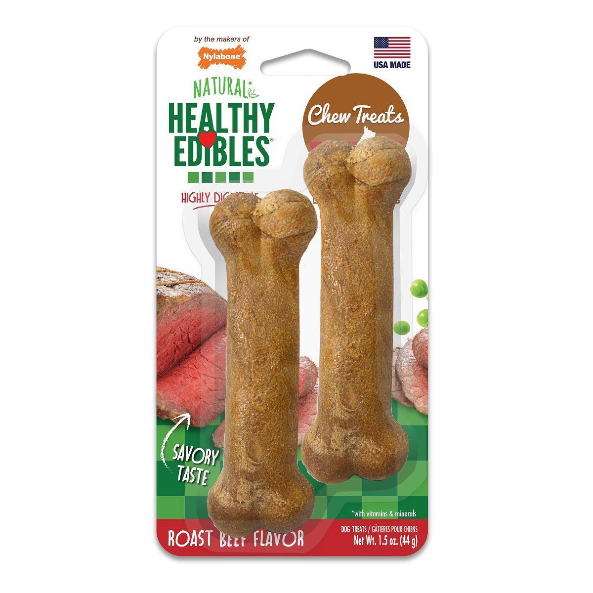 Nylabone Gâteries Saines Rôti de Boeuf pour chien