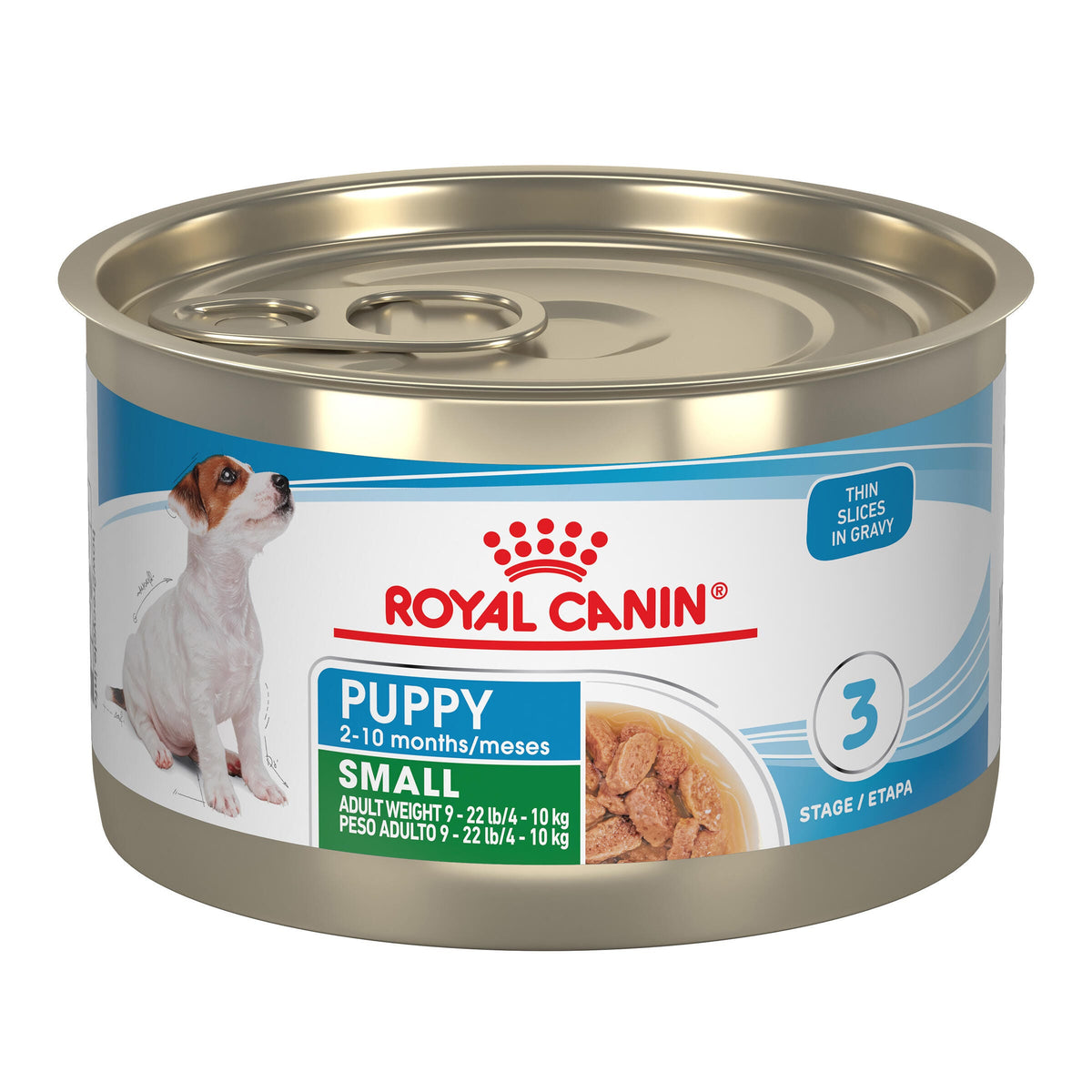 Royal Canin Petit Chiot Tranches en sauce – Nourriture humide pour chien