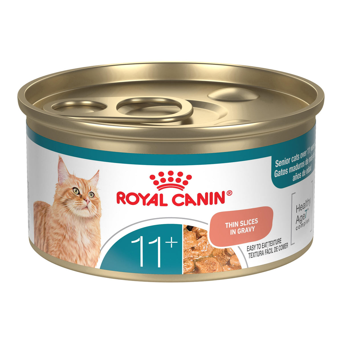 Royal Canin Chat Âgé 11+ Multi-pack Tranches en sauce – Nourriture humide pour chat