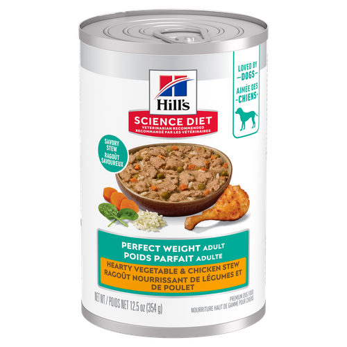 Hill's Science Diet Santé du Poids Chien Ragoût de Légumes & Poulet