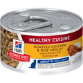 Hill's Science Diet Sénior 7+ Healthy Cuisine Chat Mélange de Poulet Rôti & Riz