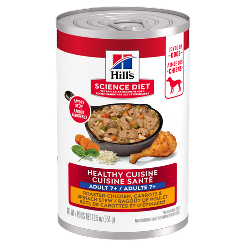 Hill's Science Diet Sénior 7+ Healthy Cuisine Chien Ragoût de Poulet Rôti
