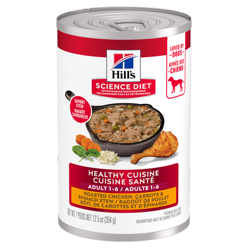 Hill's Science Diet Chien Adulte Healthy Cuisine Ragoût de Poulet Rôti