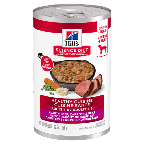 Hill's Science Diet Chien Adulte Healthy Cuisine Ragoût de Boeuf Braisé