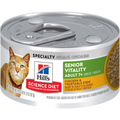 Hill's Science Diet Sénior 7+ Vitalité Chat Ragoût de Poulet & Légumes