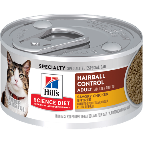 Hill's Science Diet Contrôle des Boules de Poils Chat Entrée de Poulet