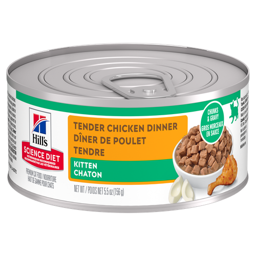 Hill's Science Diet Chaton Dîner de Poulet Tendre