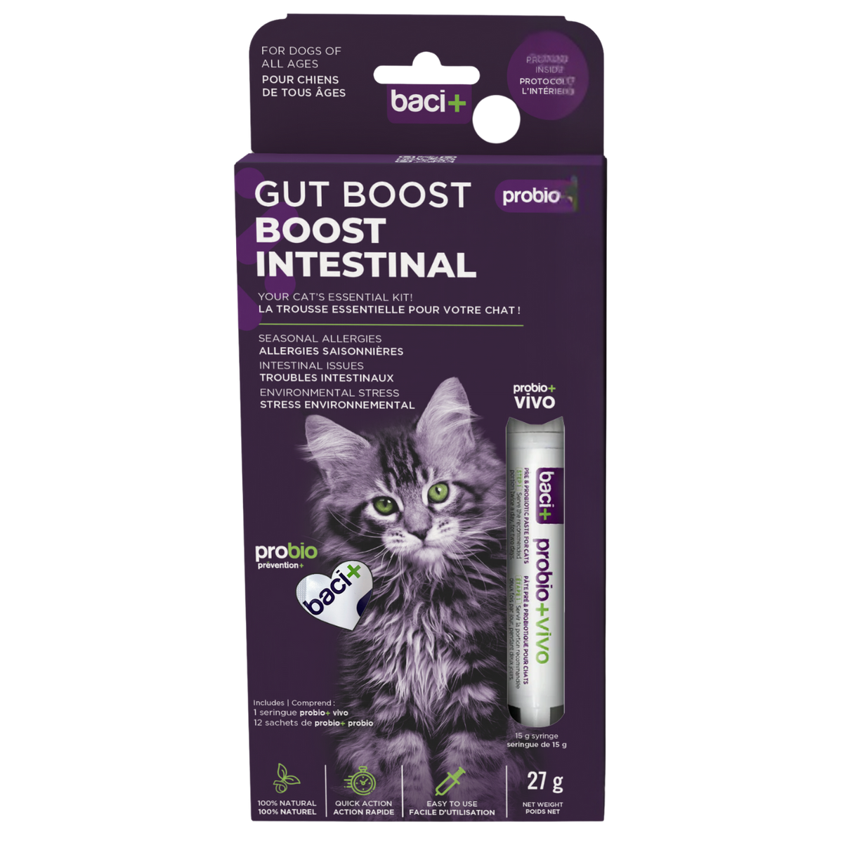 Baci+ – Boost intestinal pour chat