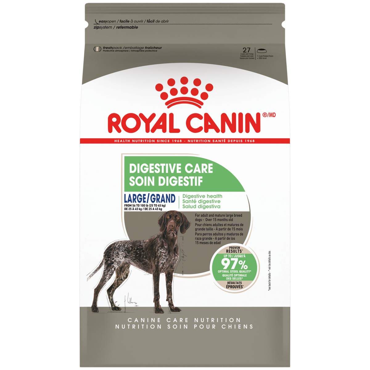 Royal Canin Grand Soin Digestif – Nourriture sèche pour chien