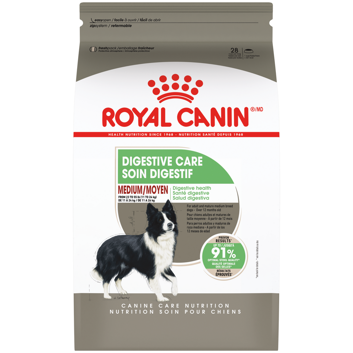 Royal Canin Moyen Soin Digestif – Nourriture sèche pour chien