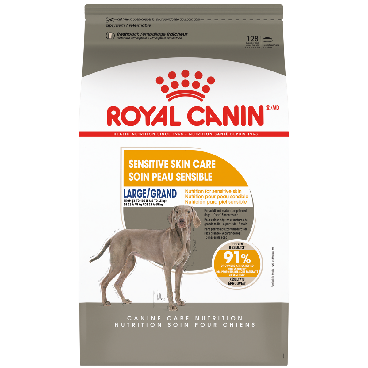 Royal Canin Grand Soin Peau Sensible – Nourriture sèche pour chien