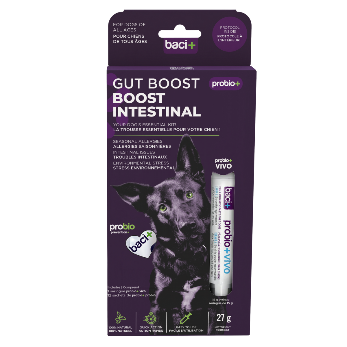 Baci+ – Boost intestinal pour chien