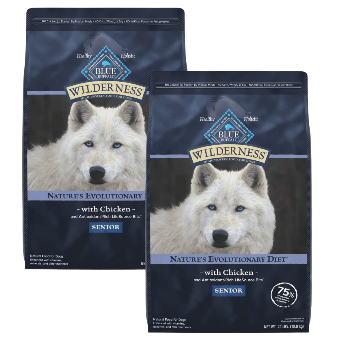 Blue Buffalo Wilderness Chien Âgé Poulet avec Céréales