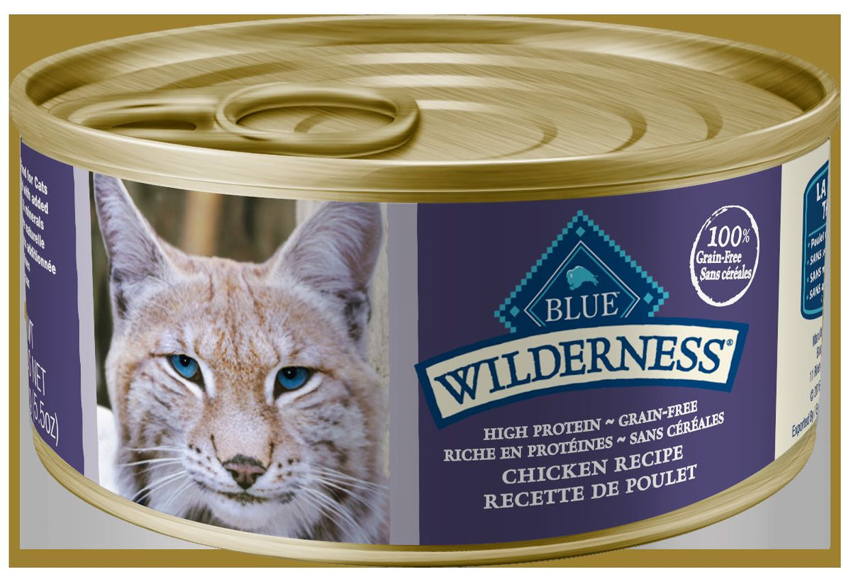 Blue Buffalo Wilderness Chat Adulte Recette de Poulet