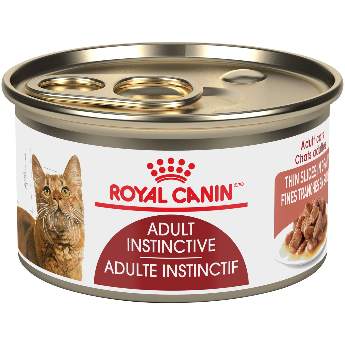 Royal Canin Adulte Instinctif Tranches en sauce – Nourriture humide pour chat