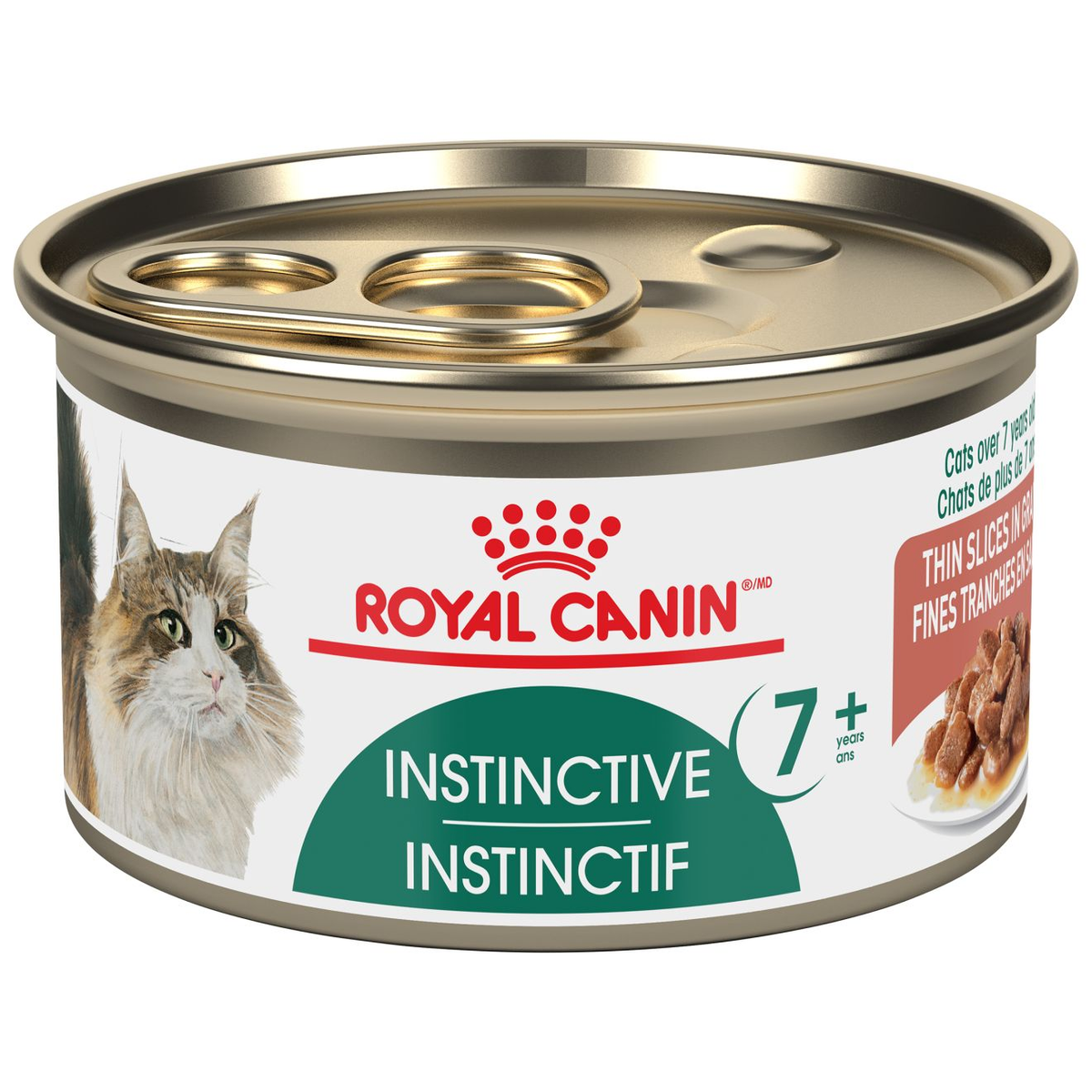 Royal Canin Instinctif 7+ Tranches en sauce – Nourriture humide pour chat