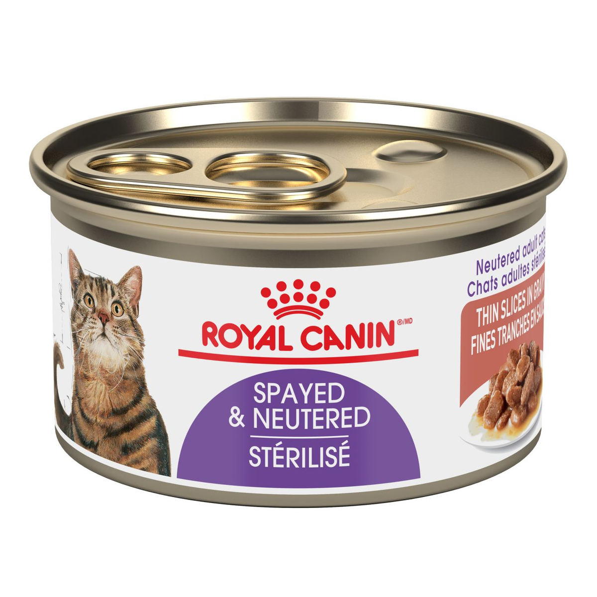 Royal Canin Stérilisé Tranches en sauce – Nourriture humide pour chat