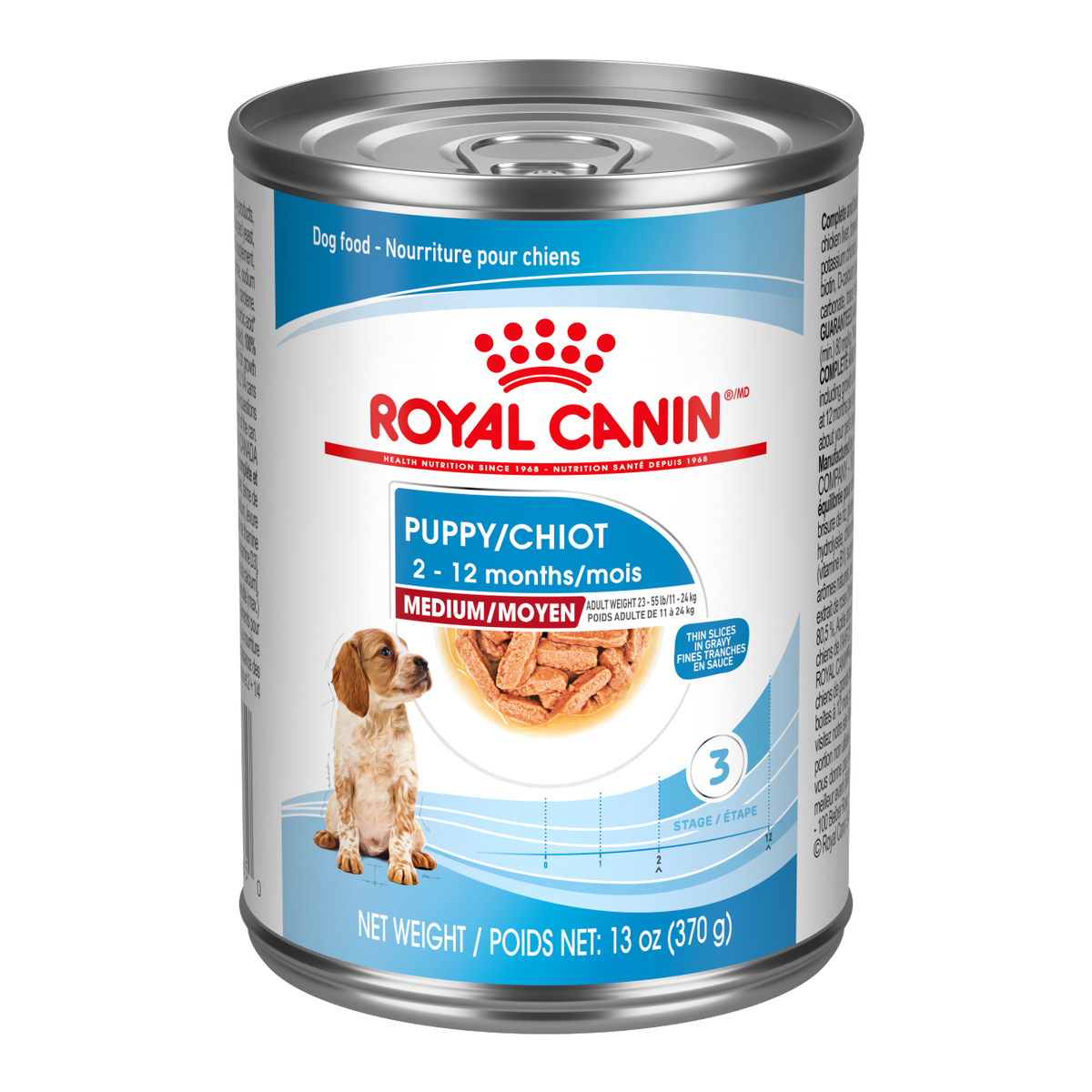 Royal Canin Moyen Chiot Tranches en sauce – Nourriture humide pour chien