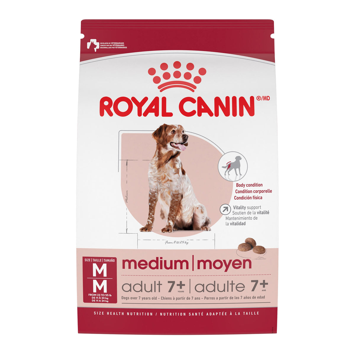Royal Canin Moyen Adulte 7+ – Nourriture sèche pour chien