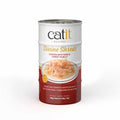 Garnitures Catit Divine Shreds en gelée, Poulet avec thon et carotte, paquet de 4 pour chat
