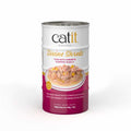 Garnitures Catit Divine Shreds en gelée, Thon avec crevettes et citrouille, paquet de 4 pour chat
