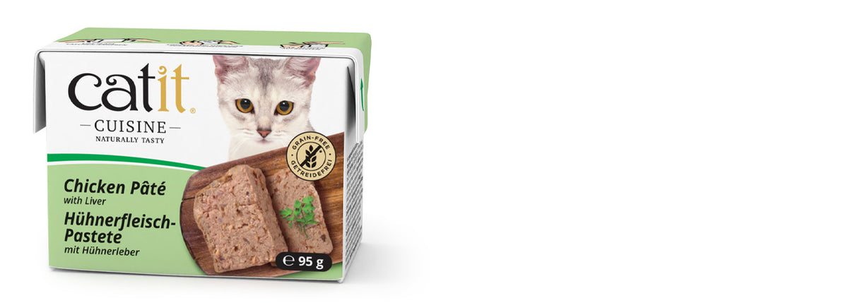 Nourriture humide Catit Cuisine, Pâté de poulet avec foie pour chat
