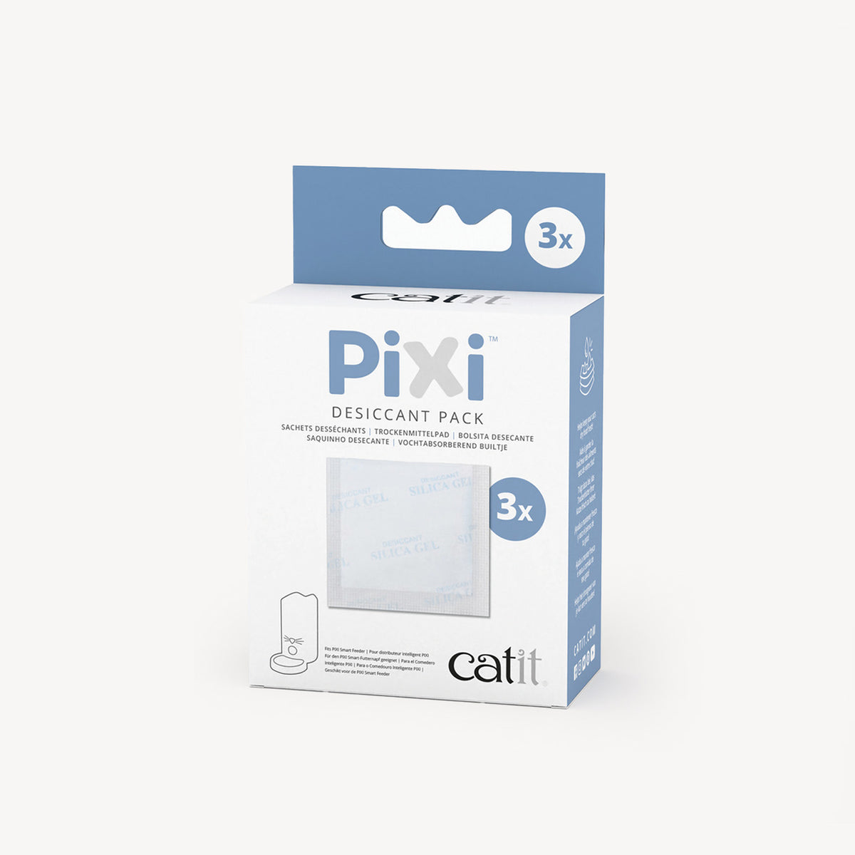Sachets desséchants pour distributeur intelligent Catit PIXI, paquet de 3 pour chat