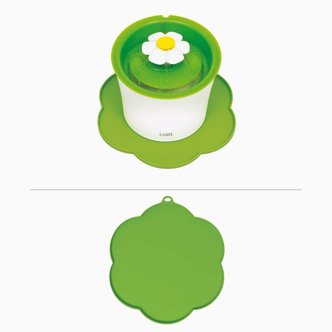 Napperon Catit en silicone, forme de fleur pour chat