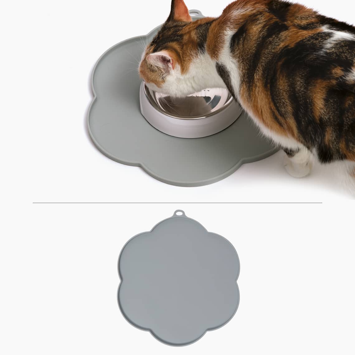 Napperon Catit en silicone, forme de fleur pour chat