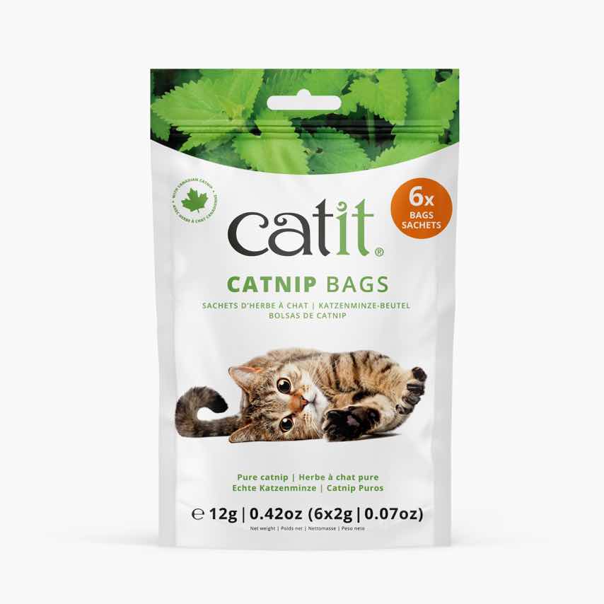 Sachets d’herbe à chat Catit, paquet de 6