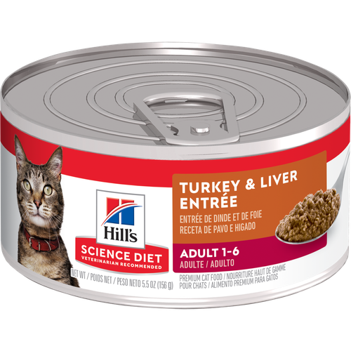 Hill's Science Diet Adulte Chat Entrée de Dinde & Foie