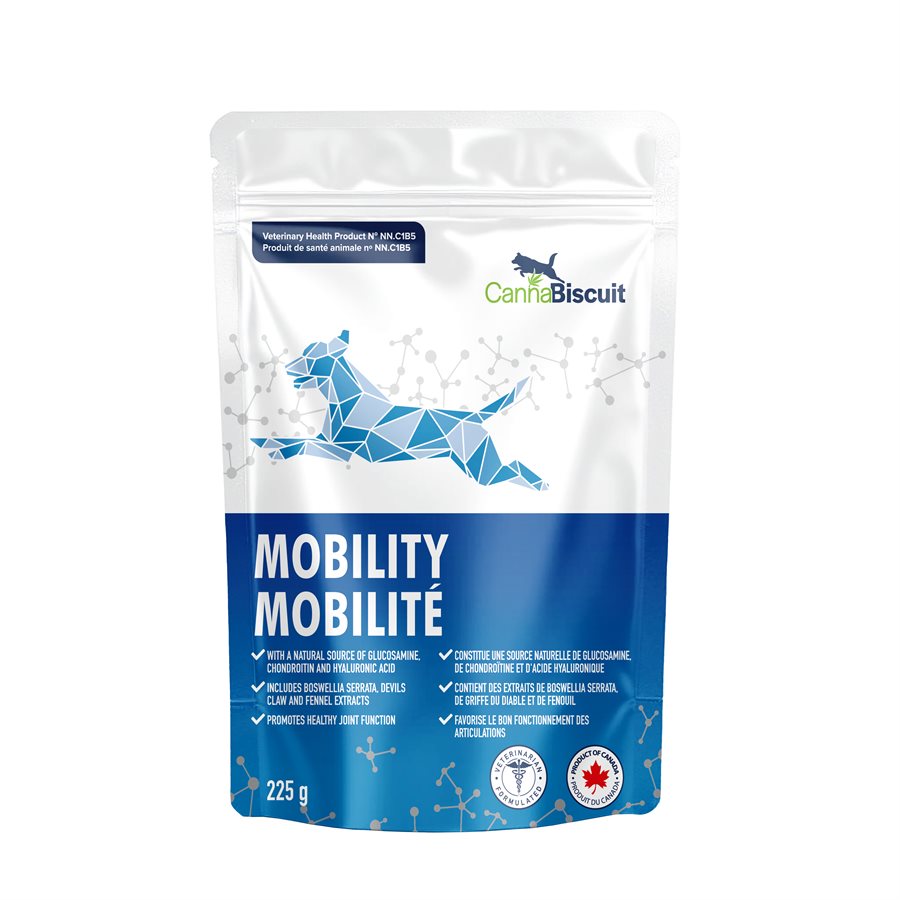 CannaBiscuit Produit de Santé Vétérinaire à Base de Chanvre Mobilité pour chien