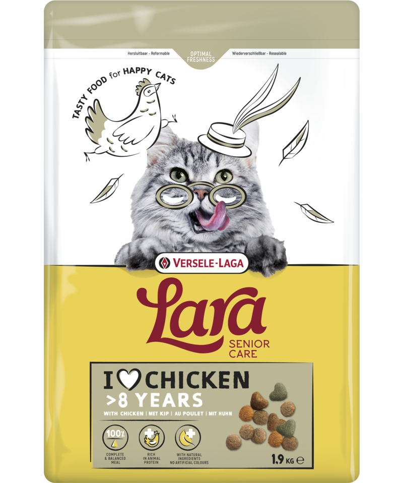 Lara chat senior care poulet