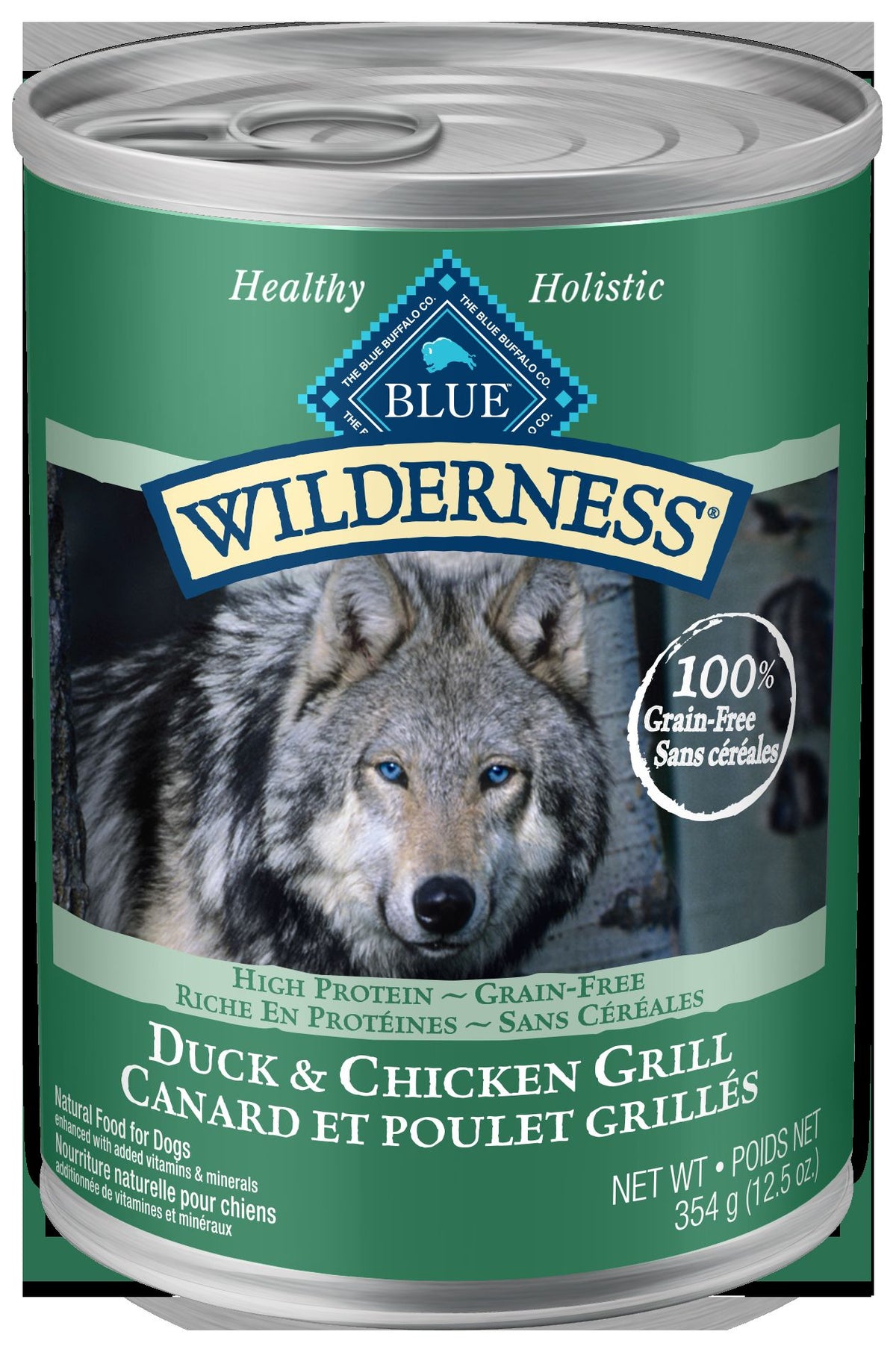 Blue Buffalo Wilderness Chien Adulte Canard & Poulet Grillés