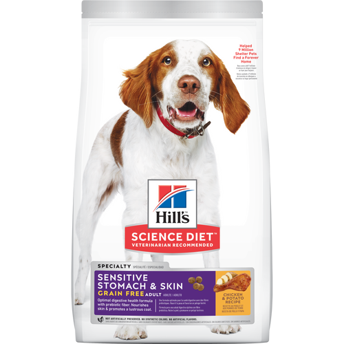Hill's Science Diet Estomac & Peau Sensible Chien Poulet Sans Grains