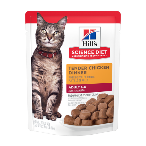 Hill's Science Diet Adulte Chat Dîner de Poulet Tendre