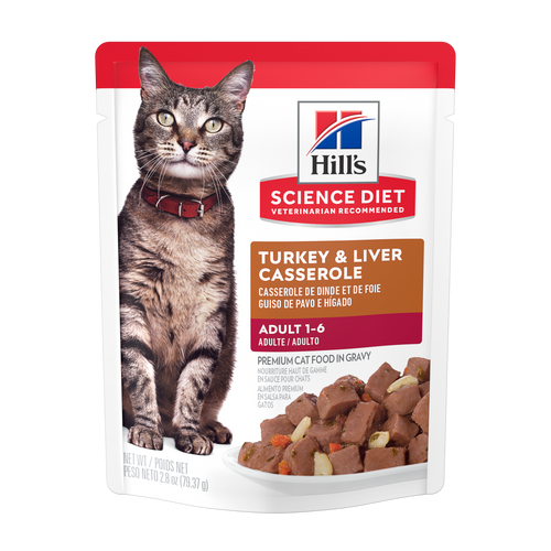 Hill's Science Diet Adulte Chat Casserole de Dinde & Foie